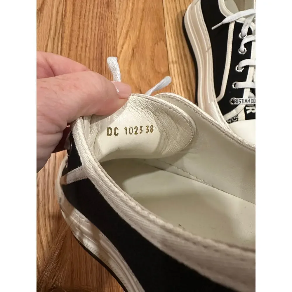 Christian Dior Walk n Dior Platform Sneakers Size 38(8)